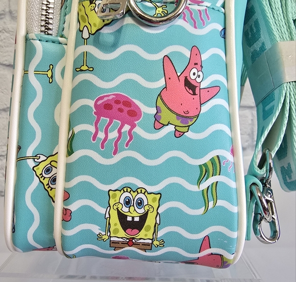 Loungefly SpongeBob Squarepants Nickelodeon Mini Backpack Convertible Bag New - Picture 6 of 16